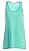 EttelLut - Women's Loose Fit Flowy Tank Tops - Cool Relaxed Regular and Plus Size - Ideal for Workout, Yoga, Running, Working Out at The Gym and Lounging Around - Mint Large