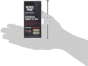Weider Prime Testosterone Support for Men Ashwagandha Extract (KSM-66) Supports Energy, Lean Muscle, Mental Focus, Vitality - Image 4