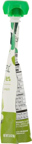 BEECH-NUT VEGGIES STAGE 2 BABY FOOD, ZUCCHINI SPINACH & BANANA, 3.5 OZ POUCH
