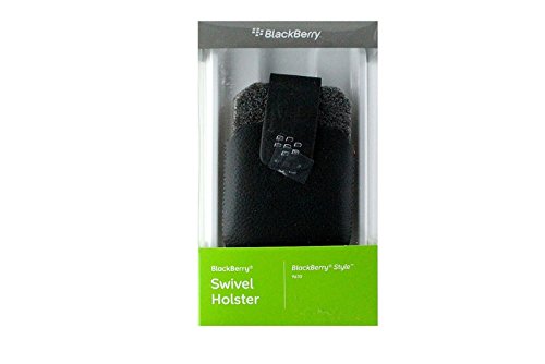 BlackBerry Leather Swivel Holster for Style 9670 - Black