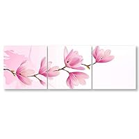 signwin-3 Piece Canvas Wall Art-Romantic Flower-Canvas Prints Home Artwork Decoration for Living Room,Bedroom - 12