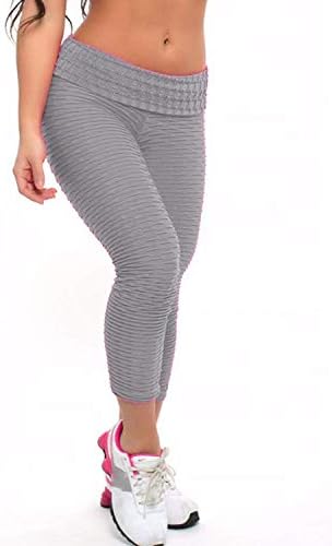 HISMIS Womens Ruched Butt Lifting High Waist Yoga Pants Tummy Control Leggings Tight