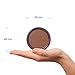 100% PURE Cocoa Pigmented Bronzer, Cocoa Glow, Bronzer Powder for Face, Contour Makeup, Soft Shimmer, Sun Kissed Glow (Deep Brown w/Gold-Red Undertones) - 0.32 Oz