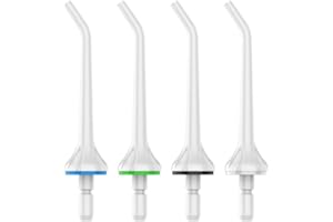 B. WEISS Replacement Tips for Water Flosser Teeth Cleaner-Full Oral Care Kit, Rechargeable Water Jet for Your Teeth, Ideal for Adults & Kids, for Home and Travel (Multi Colored)
