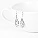 YFN Jewelry 925 Solid Sterling Silver Filigree Teardrop Dangle Drop Earrings (Filigree Earring)