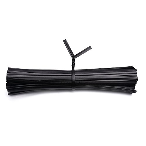 Sago Brothers Black Twist Ties 1000pcs, 5" Plastic Cable Ties