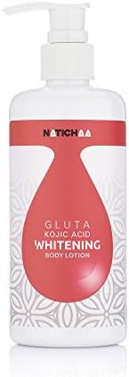 Glutathione &amp; Kojic Acid Whitening Body Lotion – Skin Bleaching &amp; Moisturizer For Lighter Skin Tone And Brighter Complexion – Remove Freckles, Marks &amp; Discolorations – All Skin Types, 10 Ounce Bottle