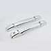E-Autogrilles Triple Chrome Plated ABS 2 Door Handle Cover without Passenger Key Hole for 07-13 Chevrolet Silverado 1500 / 07-14 Chevrolet Silverado 2500/3500 / 07-13 GMC Sierra 1500 / 07-14 GMC Sierra 2500/3500 / 07-13 Chevrolet Avalanche (64-0119)