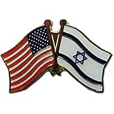 Israel - USA National Friendship Flag Lapel Pin