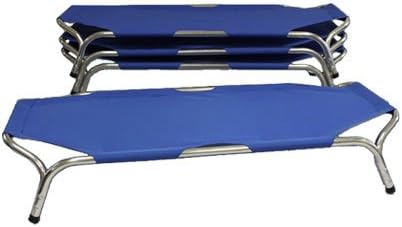 Spacemaker Youth Stackable Straight Leg Cot Set of 2 with 2 Sheets (Green) CB064867