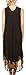 Sakkas 40SE Sundari Caftan Tank Dress/Cover Up - Black/Sand - One Size