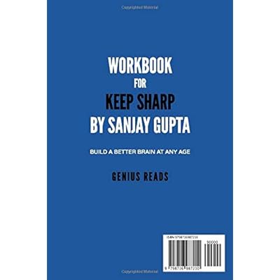 Buy Workbook For Keep Sharp By Sanjay Gupta Build A Better Brain At Any Age Paperback March 4 2021 Online In Turkey B08y49y628