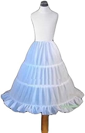 Fishlove Girls Flower Girl Petticoat Childrens 3 Hoop Underskirt Slips Pe1