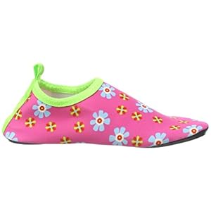 Playshoes Barfuß Badeslipper Aqua-Schuhe, Pink Blumen, 26/27 EU 20 Schnorchelmasken 318fyANsL1L. SS300 Schützt sicher vor heißem Sand und spitzen Steinen
Muster: Blumen allover
Schnell trocknendes Mate