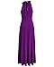 STYLEWORD Women's 2024 Formal Summer Dresses Fashion Evening Cocktail Elegant Party Maxi Long Dress Trendy Clothes(Purple,L)