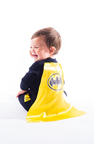 Baby Boys' Batman Costume Coverall with Cape - Image 5