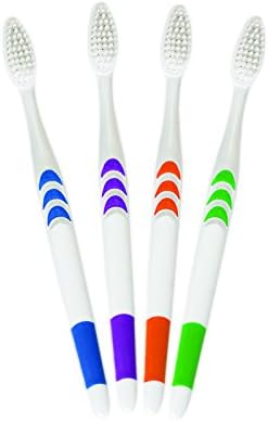 Tess Oral Health 11955 Pre-Pasted Disposable Toothbrush, Nylon Bristle (Pack of 576)