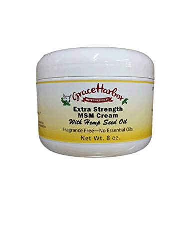 Extra Strength Fragrance Free MSM Cream, 8 Ounce Jar