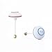 YKS 5.8GHz Circular Polarized Mushroom Antenna RP-SMA Female Plug RX/TX Set for RC 5.8G Transmitter and Receiver (Straight inner hole)