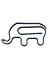 Butler in the Home Animal Elephant Shaped Paper Clips 50 Count in Silver Tin and Silver Gift Box Great for Paper Clip Collectors or Zoo Animal Lovers (Coated Gray)
