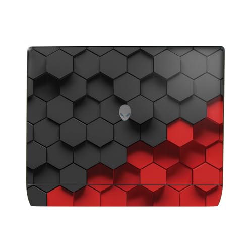 Laptop Skin Compatible with Alienware 16 Area-51 (2025) - Two-Tone Hex - Premiu…