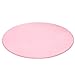 Anjoy Round Rug Pad Mat for Kids Playhouse Play Tent Soft Coral Pink 3.3 ft