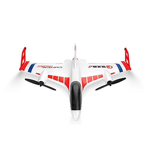 XK X520 2.4G 6CH 3D/6G Airplane Vertical Takeoff Outdoor 6G Leveling Mode 3D Stunt Mode Delta Wing RC Foam Glider Remote Control Plane with Big Remote Control - Thumbnail 4