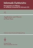 Application and Theory of Petri Nets: Selected Papers from the First and the Second European Workshop on&hellip;