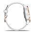 Garmin vivoactive 4S (Rose Gold/White Band) Fitness Smartwatch Power Bundle | 2019 Model | with HD Screen Protectors (x4) & PlayBetter Portable Charger | Spotify, Music, Garmin Pay, Menstrual Tracking