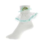 Greatlookz Girls Fancy Lace & Ribbon Bobby Socks