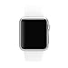 Sport Band for Apple Watch 38mm, Aimote Soft Silicone Replacement Strap for iWatch Nike+ Series 1 Series 2 ,(Small/Medium Size),38mm White