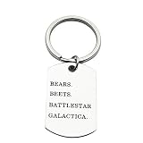 Huiuy Dunder Mifflin (The Office) TV Television Show Funny Gift for Dwight Schrute Fans (Bears Beets Battlestar Galactica)