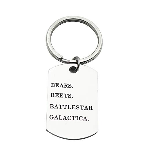 Huiuy Dunder Mifflin (The Office) TV Television Show Funny Gift for Dwight Schrute Fans (Bears Beets Battlestar Galactica)