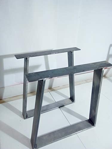 1 Coppia Gambe Per Tavolo Ferro Grezzo Steel Legs Amazon