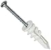 TOGGLER SnapSkru SP Self-Drilling Drywall Anchor for Hollow Wall Application, Glass-Filled Nylon, Made in US, for #6 to #10 Fastener Sizes (50 Pack w/Screws)
