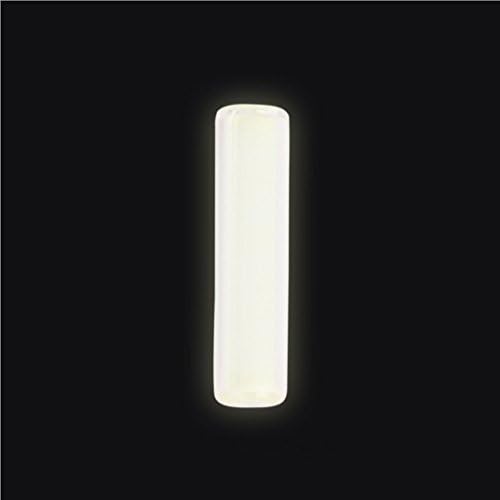 DIY Handmade 25 Years Self-luminous Bracelet Necklace Jewelry Pendant Key Chain Hurricane Emergency Survival Lights for Outdoor Sports (White tube lamp)