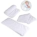 4 Layers Soft Incontinence Cloth Diaper, Reusable Nappy Liners Adult Washable Reusable Insert Liner Nappy Pad
