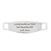 N-Style ID Medical Alert Bracelet for Women | Lymphedema Alert Left Arm | Other Conditions Available | Chapel Cable, Pink, 7.75
