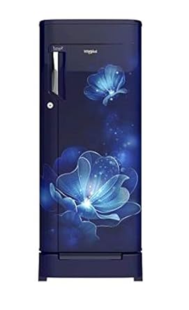 Whirlpool 200 L 4 Star Inverter Direct-Cool Single Door Refrigerator (215 ICEMAGIC PWCL ROY 4S INV, Sapphire Radiance) with Base Drawer