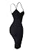 Doramode Sexy Strap Backless Cut-Out Bandage Bodycon Clubwear Midi Dress For Women