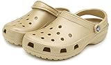 Crocs Womens Classic Closed Toe Ankle, Gold, Size 7 M Us Women / 5 M Us Men