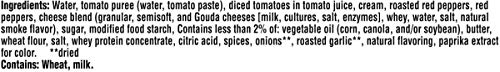 CAMPBELL’S SLOW KETTLE STYLE ROASTED RED PEPPER & SMOKED GOUDA BISQUE, 15.5 OZ. TUB