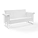 Crosley Furniture Bates Loveseat Glider - White