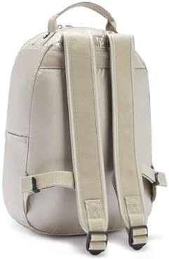 SEOUL S Kleiner Rucksack, Metallic Glow (Silber)