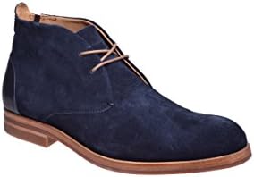 Hudson London Matteo Suede Leather Chukka Boot - Navy