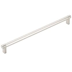 Emtek Select Smooth Cabinet Pull with Satin Nickel