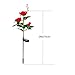 XLUX Outdoor Solar Powered Rose Lights Flower Stake, for Garden Patio Yard Christmas Pathway Decoration, Red