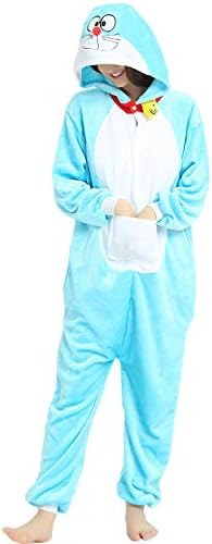 Indiefit Adult Onesie Pyjamas Flannel Cosplay Costume Sleepwear Nightgown