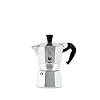 Bialetti Caffettiera Moka Express 2 Tazze, Manico anti scottatura, Non adatta a induzione, (90 ml), Alluminio
