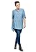 Ellos Women's Plus Size Striped Henley Tunic Oversized Long Top Wear with Leggings - 1X, Black Stripe